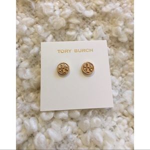 TORY BURCH 16K Yellow Gold Plated Earrings
